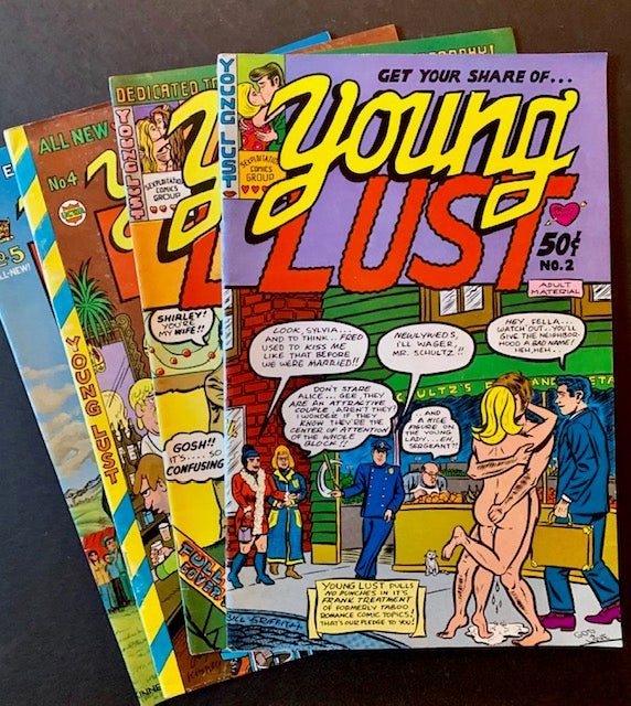Item #18155 Young Lust #2, #3, #4 and #5 (4 Issues). Jay Kinney Bill Griffith, Art Speigleman.