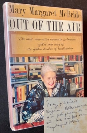 Item #18356 Out of the Air: The Most Radio-Active Woman in America--Her Own Story of the Golden...