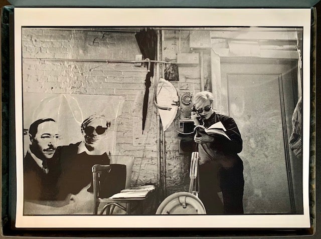 Item #18484 Andy Warhol (Dedicated to Nico). Nat Finkelstein.
