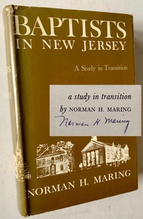 Item #18659 Baptists in New Jersey: A Study in Transition. Norman H. Maring