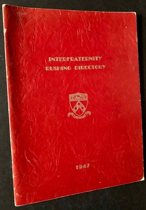 Item #18678 University of Pennsylvania Rushing Directory (1947