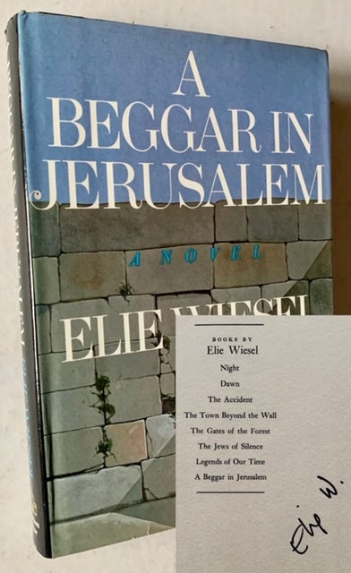 Item #18688 A Beggar in Jerusalem. Elie Wiesel.