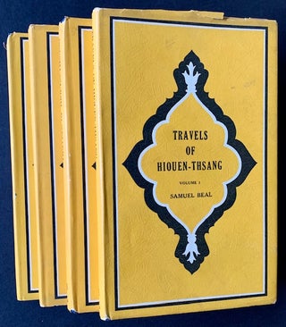 Item #18785 Travels of Hiouen-Thsang (in 4 Vols.). Samuel Beal