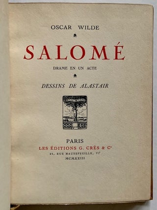 Salome: Drame en Un Acte