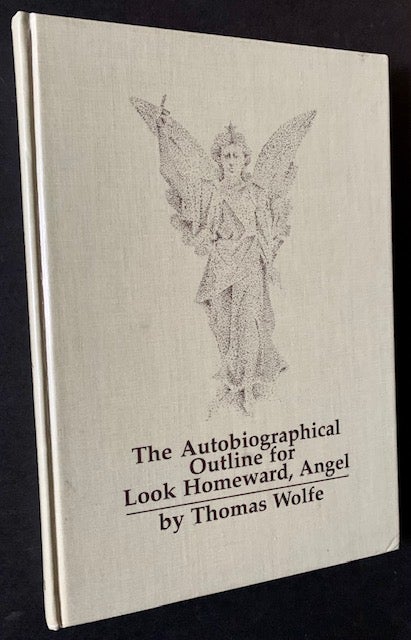 Item #18825 The Autobiographical Outline for Look Homeward, Angel. Thomas Wolfe.