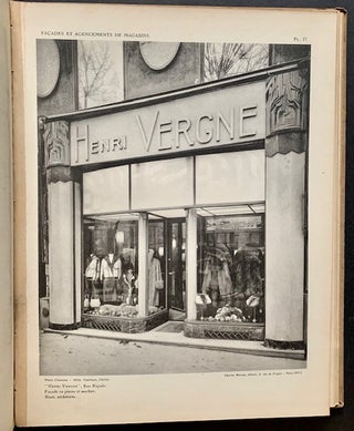 Item #18851 Modern French Shop-Fronts and Their Interiors (Complete with 54 Plates). Rene Herbst