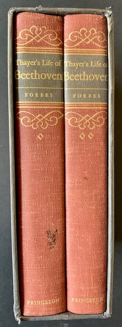 Item #18891 Thayer's Life of Beethoven (2 Vols., in Slipcase). Alexander Wheelock Thayer.
