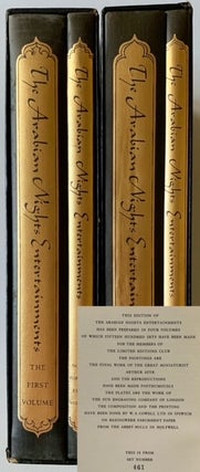 Item #18985 The Arabian Nights Entertainments (4 Books in 2 Separate Volumes
