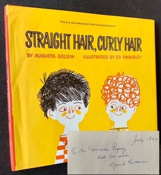 Item #19052 Straight Hair, Curly Hair. Augusta Goldin, Ed Emberley