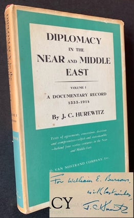 Item #19136 Diplomacy in the Near and Middle East (Vol. I: A Documentary Record 1535-1914). J C....