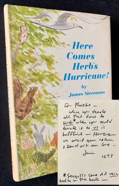 Item #19193 Here Comes Herb's Hurricane! James Stevenson.