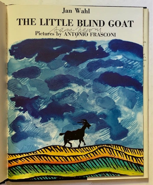 Item #19301 The Little Blind Goat. Jan Wahl.
