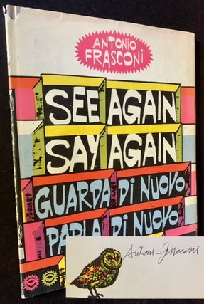 Item #19305 See Again Say Again: A Picture Book in 4 Languages. Antonio Frasconi