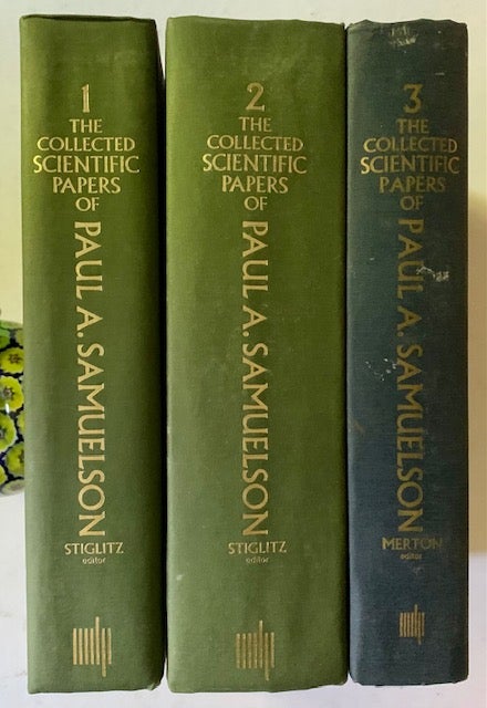 Item #19321 The Collected Scientific Papers of Paul A. Samuelson (Vols. I-III). Ed Joseph E. Stiglitz.