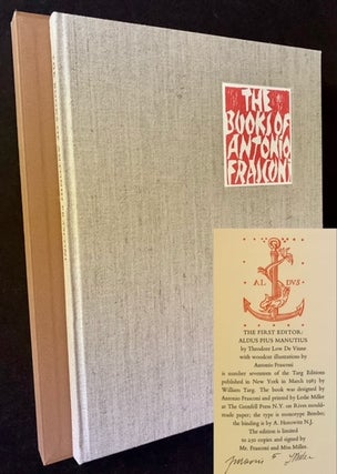 Item #19338 The Books of Antonio Frasconi: A Selection 1945-1995