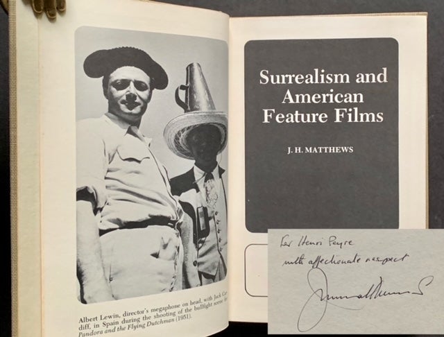 Item #19379 Surrealism and American Feature Films. J H. Matthews.