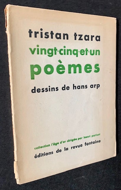 Item #19381 Vingt-Cinq-et-Un Poemes. Tristan Tzara.
