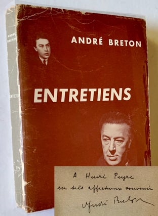 Item #19475 Entretiens ("Interviews"). Andre Breton