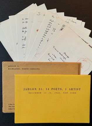 Item #19498 Jargon 31: 14 Poets, 1 Artist (December 12-14, 1958, New York