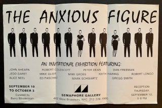 Item #19505 The Original Single-Sheet Announcement for "The Anxious Figure: An Invitational...