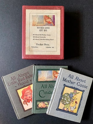 Item #19576 Mother Goose Gift Box: Three "All About" Books, Illustrated by Johnny Gruelle ("All...