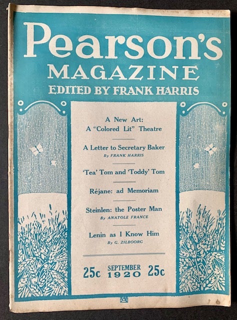 Item #19608 Pearson's Magazine (Aleister Crowley Appearance). Frank Harris.