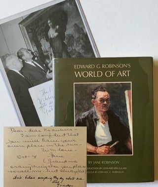 Item #19711 Edward G. Robinson's World of Art (With Wonderful Ephemera). Jane Robinson