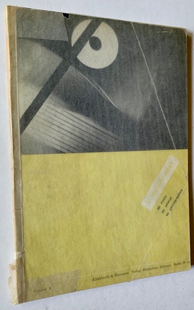 Item #19714 L. Moholy-Nagy: 60 Fotos/60 Photos/60 Photographies (In the Publisher's Original Glassine Dustjacket). Fritz Roh.