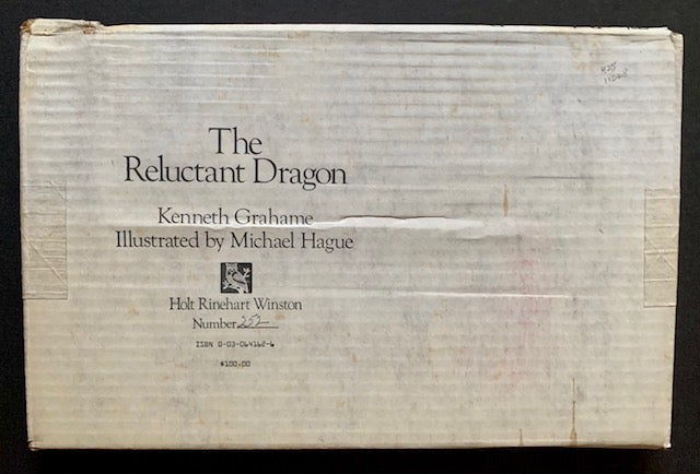 Item #19723 The Reluctant Dragon (In Its Original Mailing Box). Kenneth Grahame, Michael Hague.