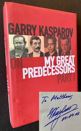 Item #19811 My Great Predecessors (Vol. I: Steinitz/Lasker/Capablanca/Alekhine). Garry Kasparov