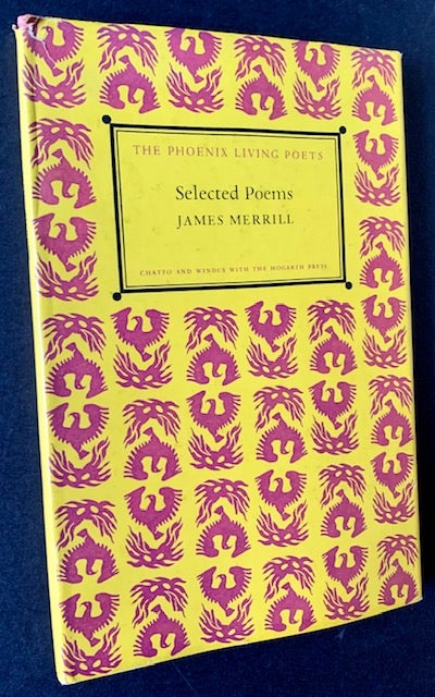 Item #19920 Selected Poems. James Merrill.