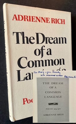 Item #19943 The Dream of a Common Language: Poems 1974-1977. Adrienne Rich