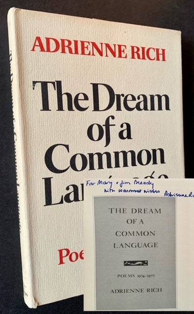 Item #19943 The Dream of a Common Language: Poems 1974-1977. Adrienne Rich.