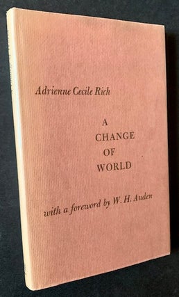 Item #19944 A Change of World. Adrienne Rich, Cecil