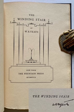 Item #19966 The Winding Stair (The Signed/Limited Edition). W B. Yeats