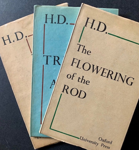 Item #19968 Tribute to the Angels/The Walls Do Not Fall/The Flowering of the Rod. H D., Hilda Doolittle.