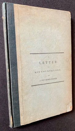 Item #20022 A Letter to His Countrymen. James Fenimore Cooper