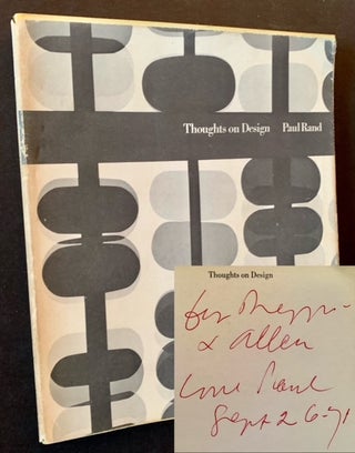 Item #20118 Thoughts on Design (Signed by Paul Rand). Paul Rand