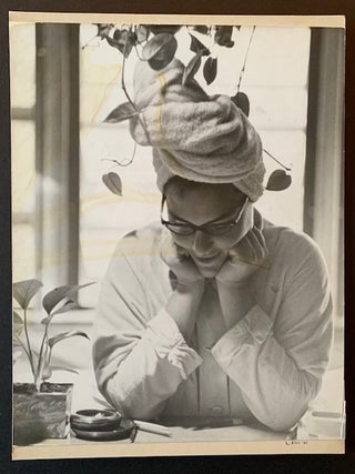 Item #20140 Early Signed Photograph of His Sister Elizabeth. Larry Fink