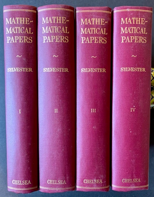 Item #20276 The Collected Mathematical Papers of James Joseph Sylvestyer (4 Vols.)