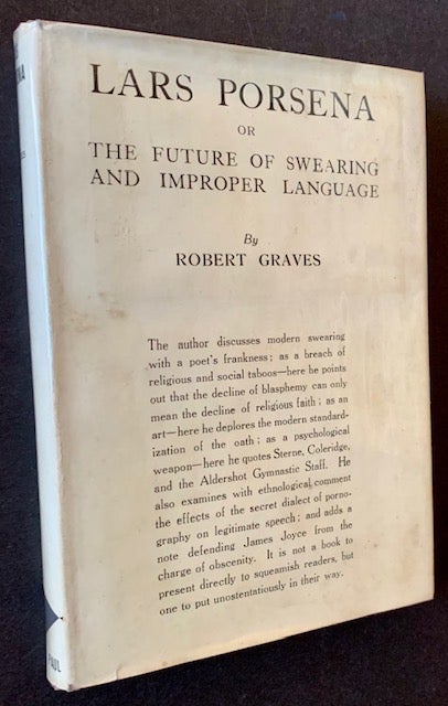 Item #20367 Lars Porsena or the Future of Swearing and Improper Language. Robert Graves.