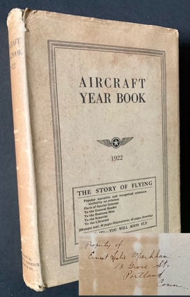 Item #20602 Aircraft Year Book 1922 (In Dustjacket