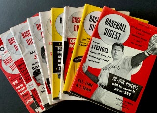 Item #20638 Baseball Digest (9 Issues from 1953