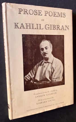 Item #20642 Prose Poems. Kahlil Gibran