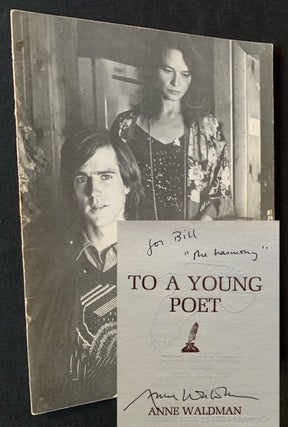 Item #20676 To a Young Poet. Anne Waldman