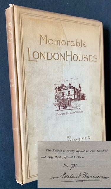 Item #20724 Memorable London Houses: A Handy Guide. Wilmot Harrison.