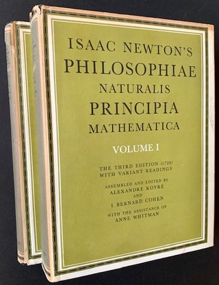 Item #20871 Isaac Newton's Philosophiae Naturalis Principia Mathematica (Vols. I and II). Isaac...