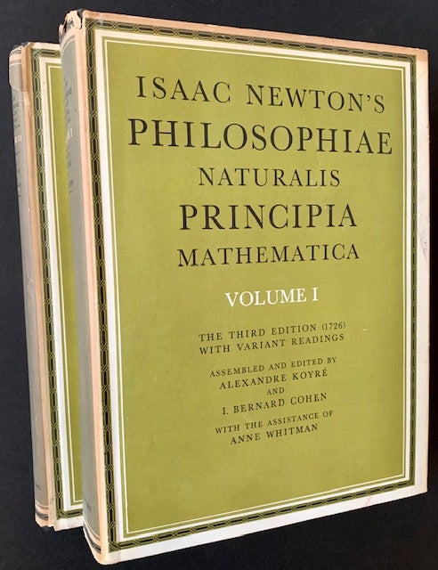 Item #20871 Isaac Newton's Philosophiae Naturalis Principia Mathematica (Vols. I and II). Isaac Newtown.
