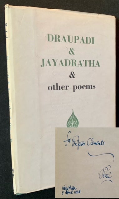 Item #21088 Draupadi & Jayadratha & Other Poems. P. Lal.