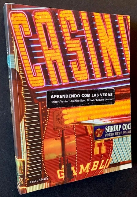 Item #21092 Aprendendo Com Las Vegas ("Learning from Las Vegas" in Portuguese). Denise Scott Brown Robert Venturi, Steven Izenour.